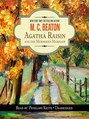 cover image of Agatha Raisin and the Murderous Marriage